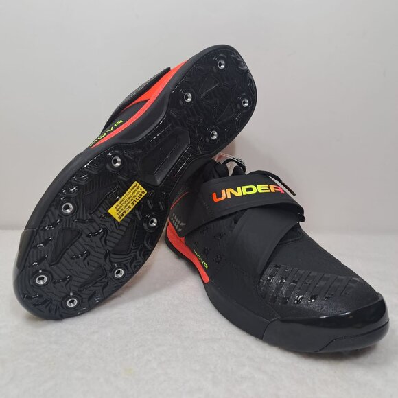 Under Armour Men\'s Size 9 HOVR Silencer Track Spike Shoes 3022517 004 New‎ main image 8